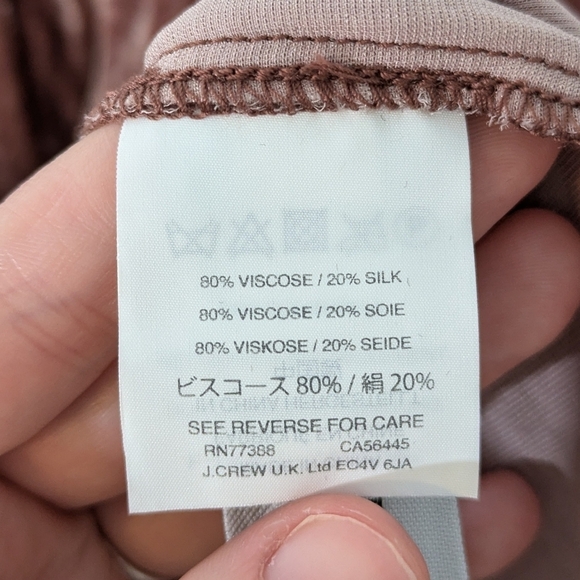 NWT Madewell Crushed Velvet Pleated Ruffle Camisole Silk Blend Pink Tank Size S - Picture 6 of 8